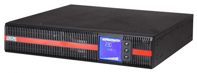 Powercom MRT-2000SE Источник бесперебойного питания MACAN, On-Line, 2000VA / 2000W, Rack/Tower, IEC, LCD, Serial+USB, SmartSlot, подкл. доп. Батарей