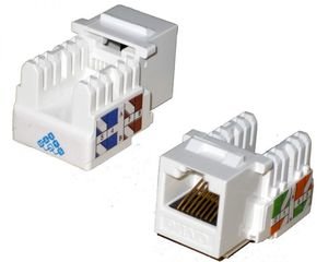 Модуль Keystone Jack RJ-45 (8P8C), категория 6, DUAL IDC SINELLS SNL-dual8p8c6