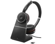 Jabra Evolve 75 Stereo UC, Charging stand & Link 370 (7599-838-199) гарнитура