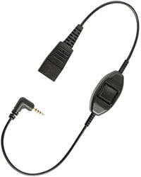 Jabra Cord QD на 3.5 мм. (8735-019) шнур c кнопкой ответа для Alcatel