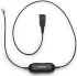 Jabra Smart Cord GN 1216, QD на RJ10 (88001-03), шнур прямой, 80см