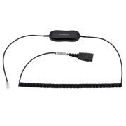 Jabra Cord GN1218 AC 2m (Attenuation) QD на RJ10, (88011-102) витой шнур